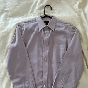 J crew Slim Dress Shirt in red and blue cross stitch - x-small